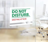 Repositional Adhesive-Free Self-Cling Signs for Laser Printers 190 x 135 mm, 2 Labels Per A4 Sheet, 10 Sheets) - White - Al Masam Stationery LLC